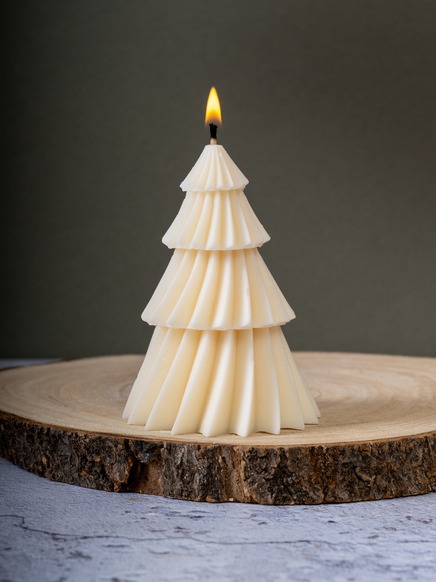 Tiered Minimalist Sculptural Christmas Tree