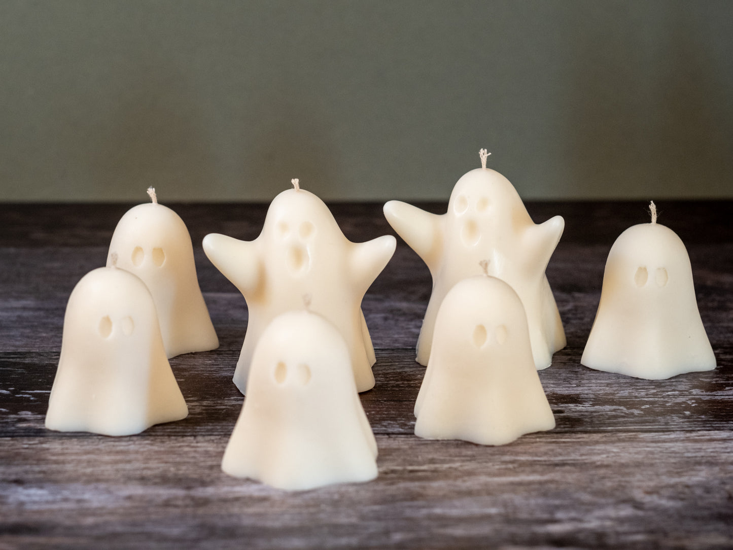 Ghost Shaped Unscented Candle