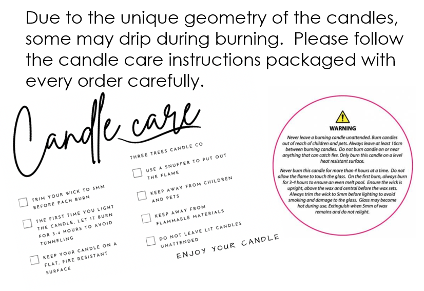 6-Sided Dice Shaped Unscented Candle