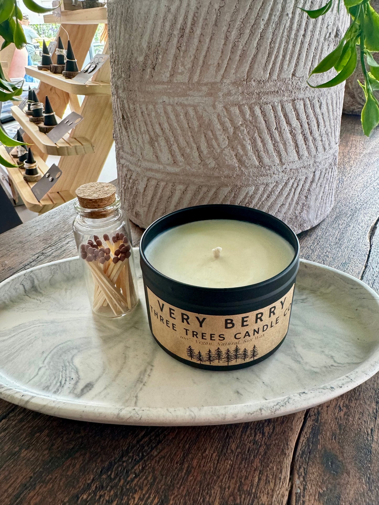 Very Berry Fruity Scented Sculptural Candle. Perfect Spring and Summer Fragrance. Vegan Hand-poured Sustainable Eco-Friendly Soy Wax