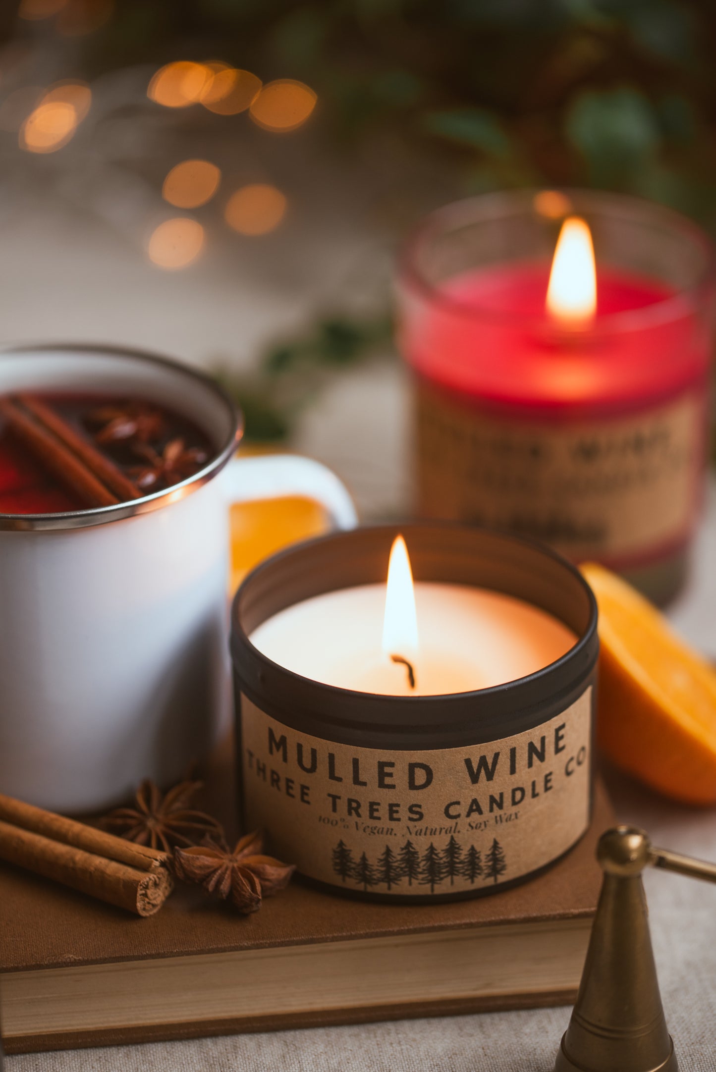 Mulled Wine Scented Christmas Candle