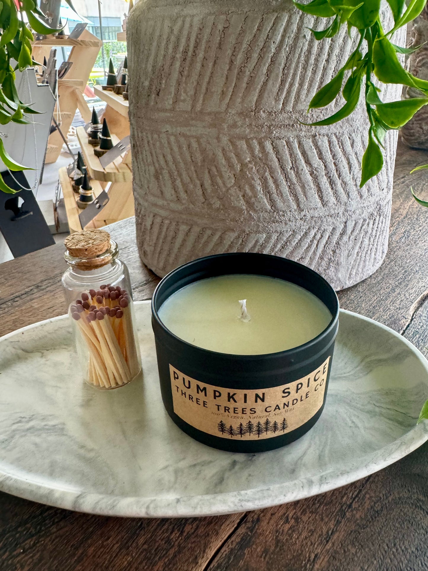 Pumpkin Spice Halloween Autumn Limited Edition Fall Candle.  Soy wax, Vegan and Eco-friendly seasonal sculptural gift and home décor