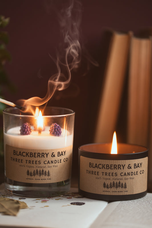 Blackberry and Bay Scented Candle