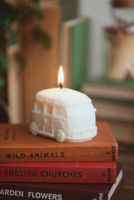 Campervan Shaped Unscented Candle