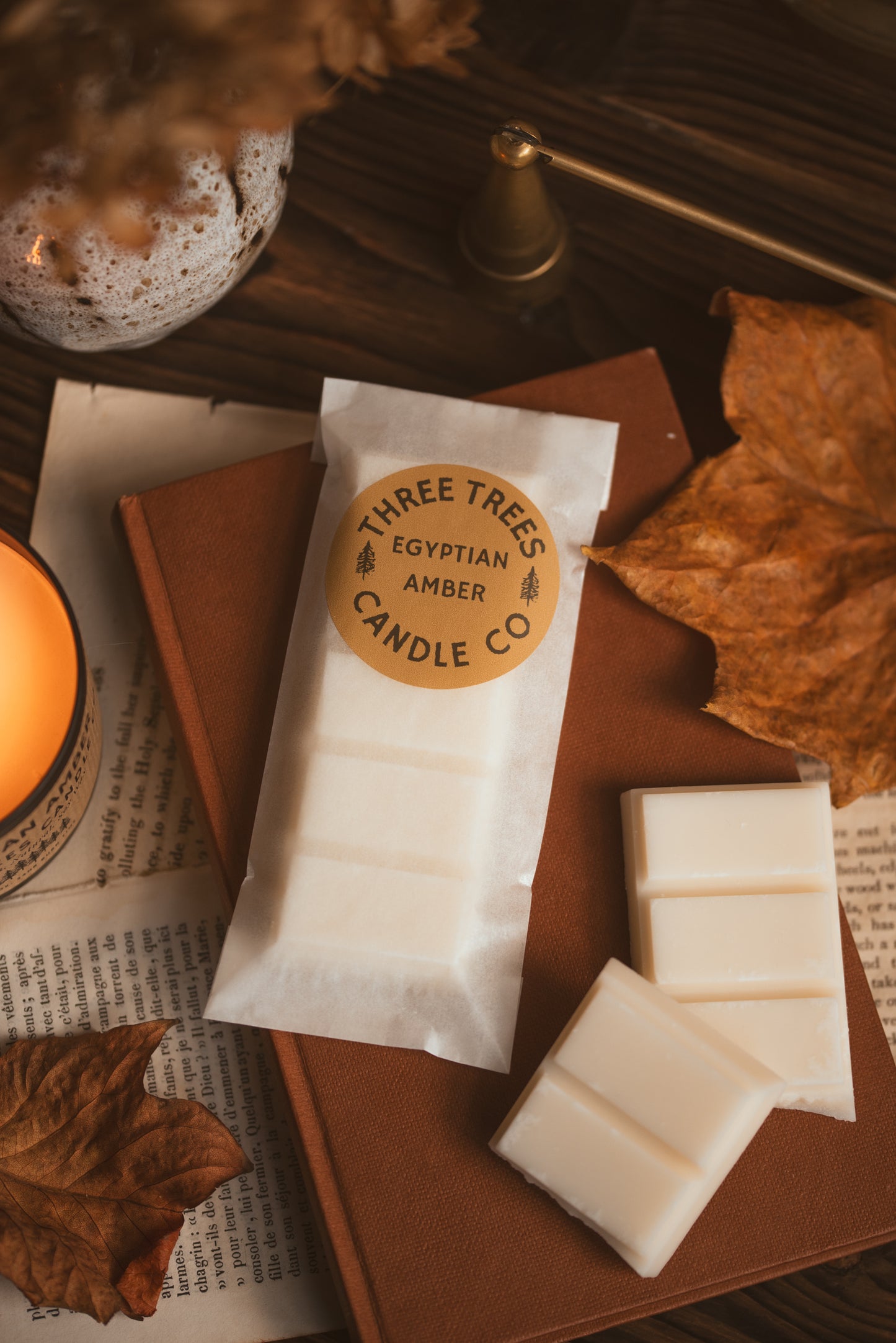 Egyptian amber scented soy wax melt