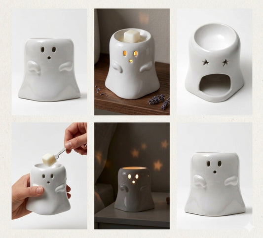ghost shaped wax melt burner