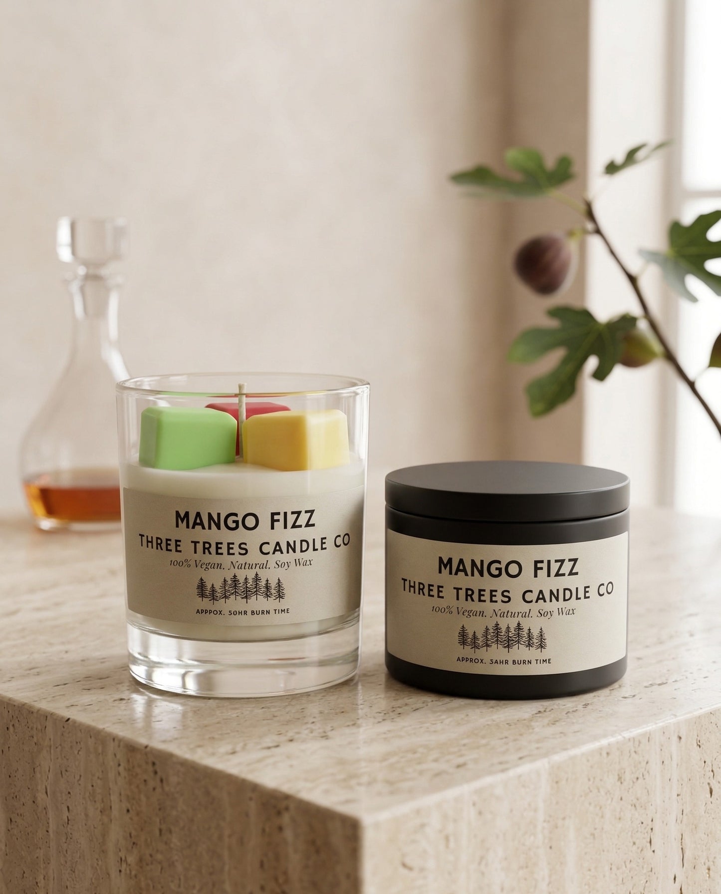 mango fizz scented candles