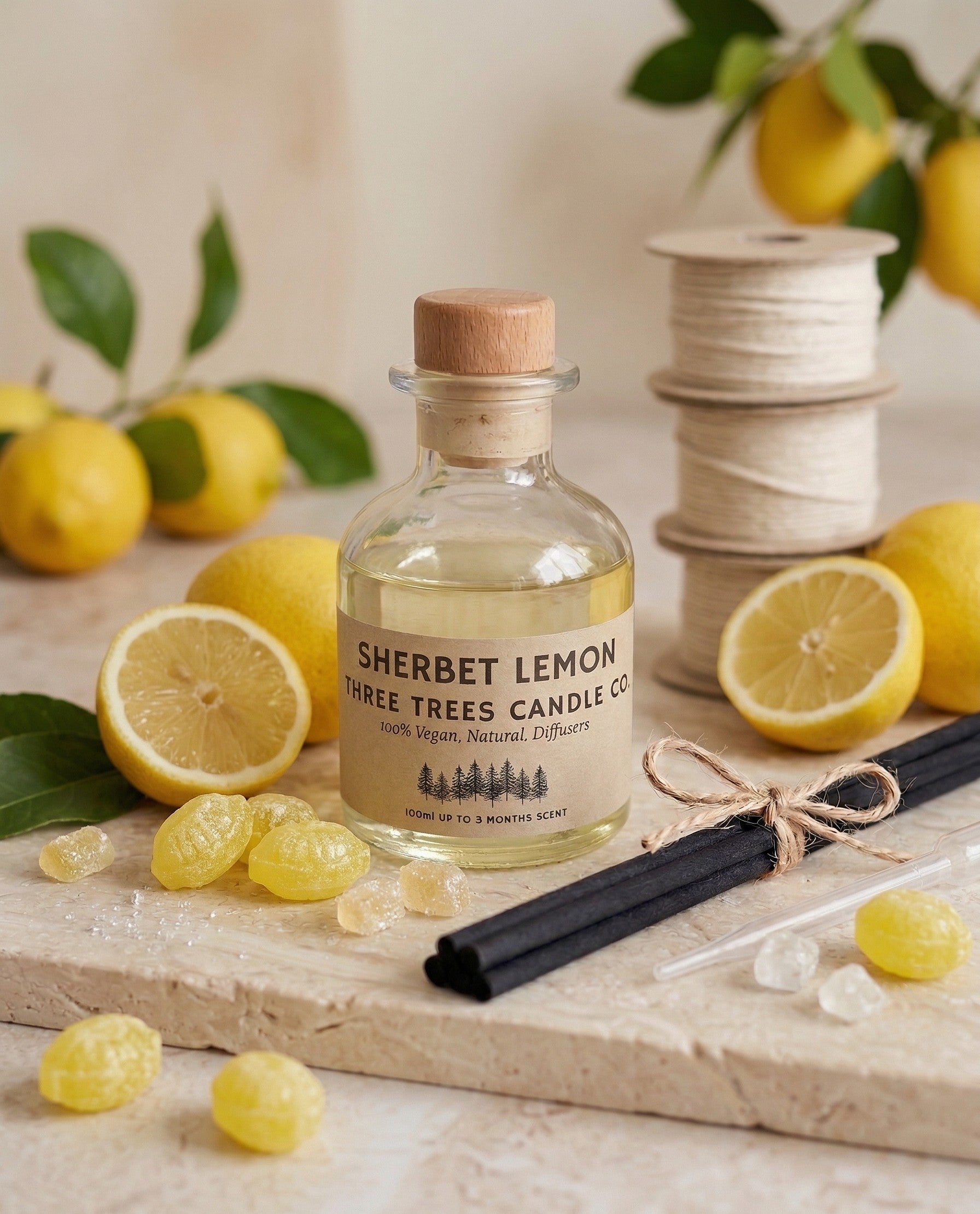 sherbet lemon reed diffuser
